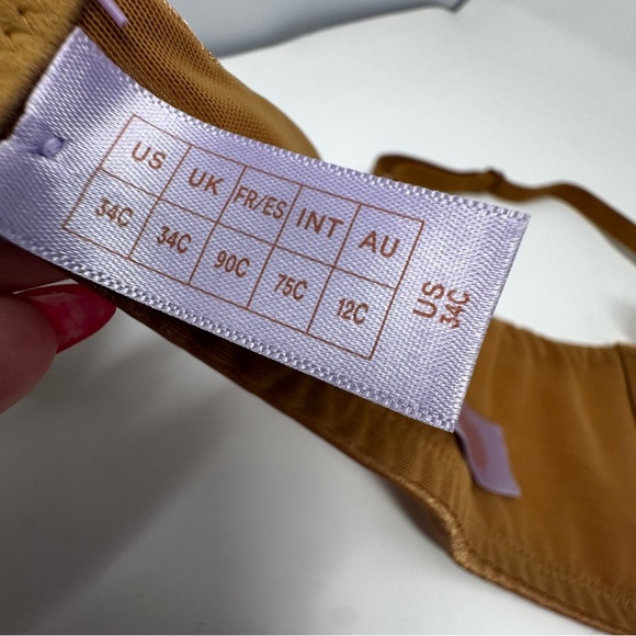 NWT SavageXFenty Glissenette sheer Unlined bra 34C - Picture 4 of 7